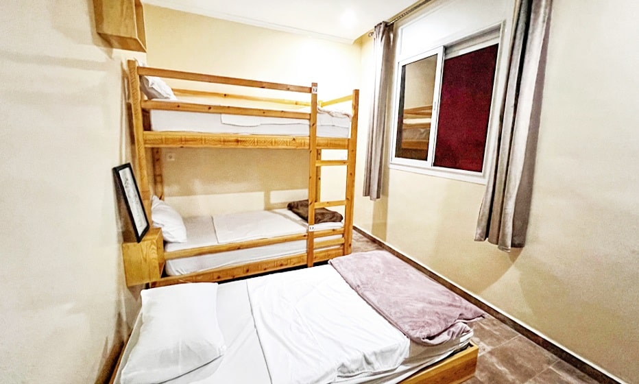 Shared dorm room
