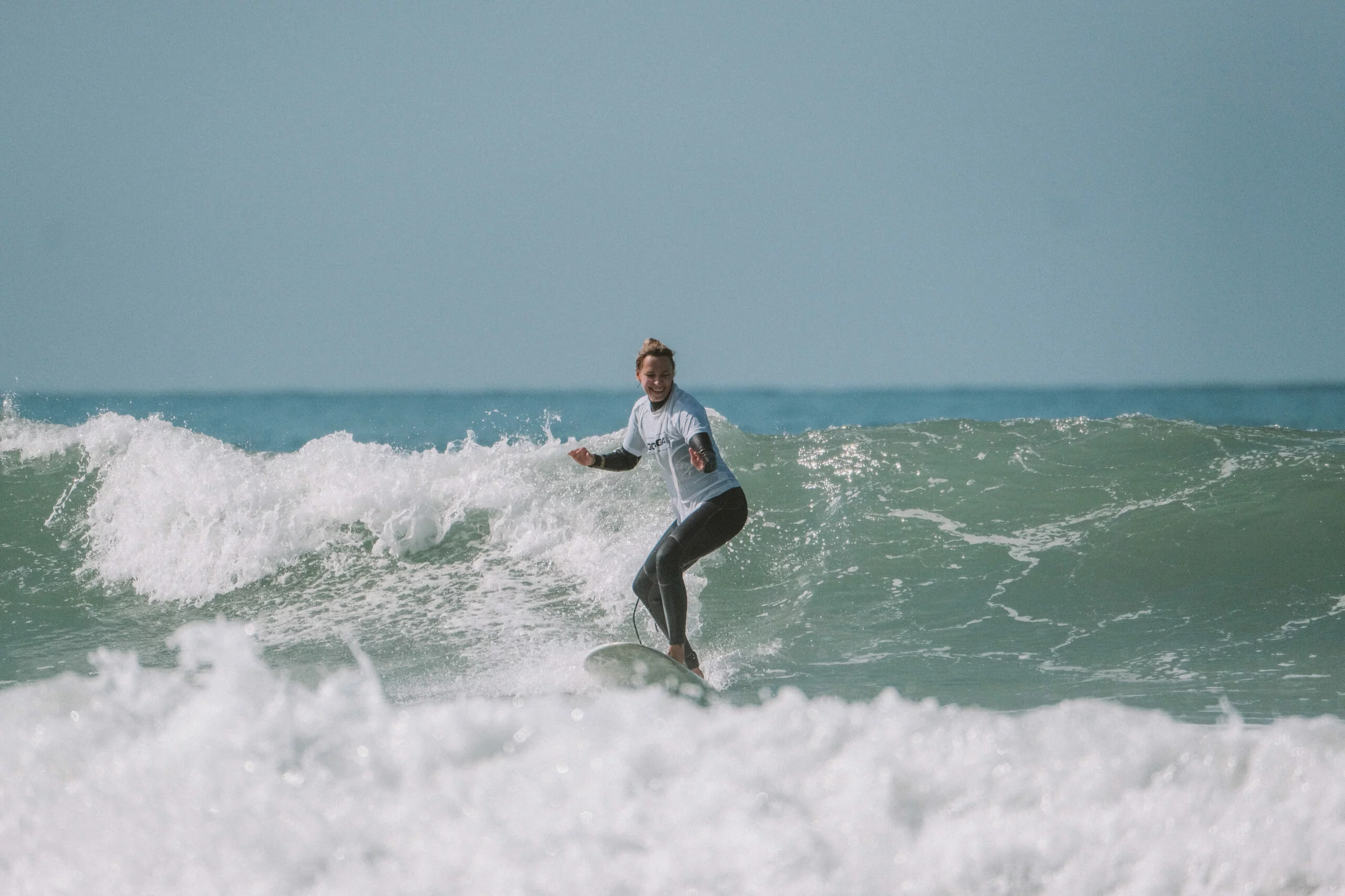 Surfing waves
